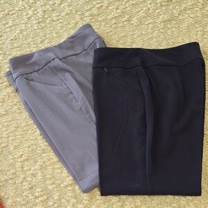 2 Pair Of Investment Petites Pants. Size 8PS